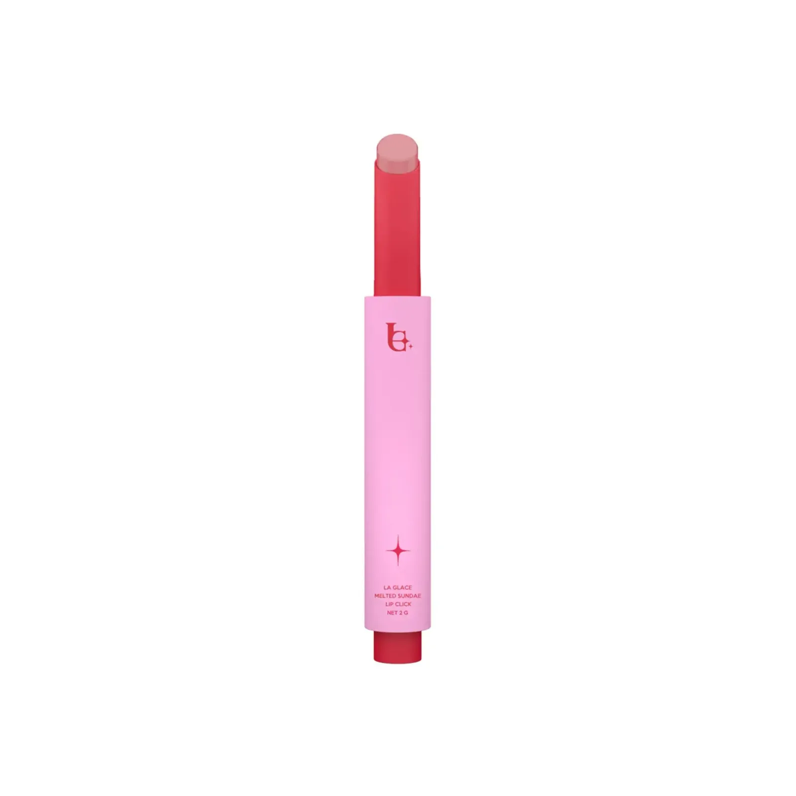 La Glace La Glace Melted Sundae Lip Click 01 Cotton Candy